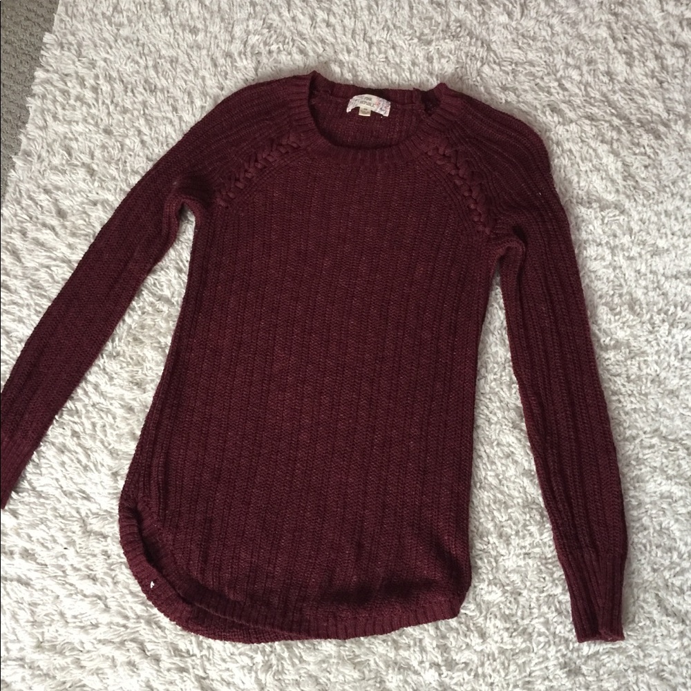Red sweater